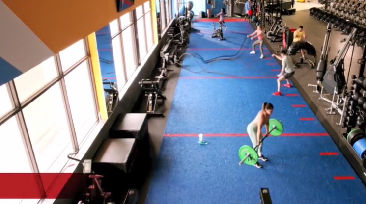 open space athletic training area