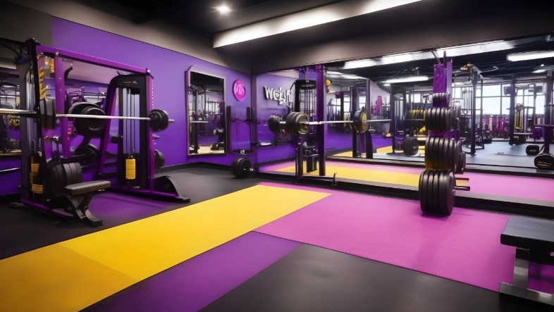 workout equipment stations