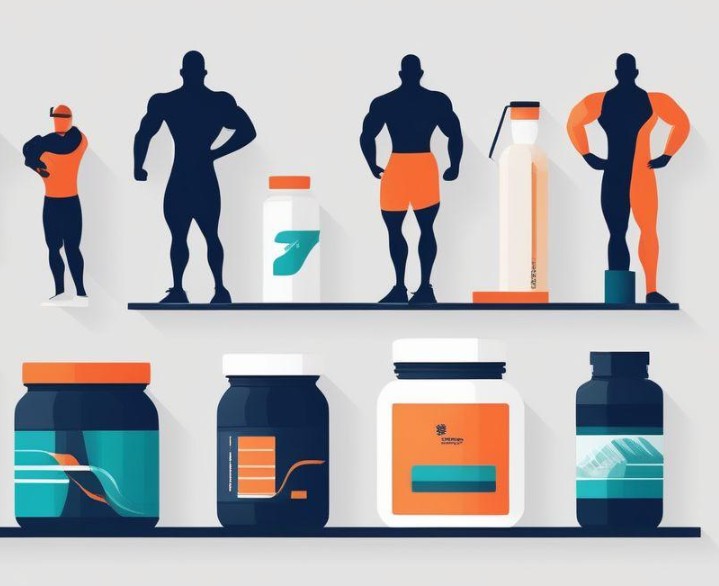 athletes taking vitamins