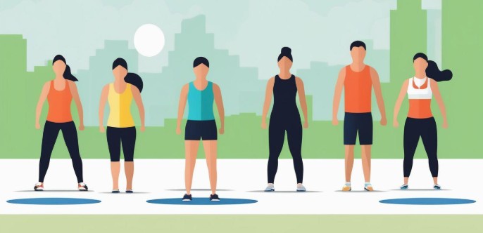 group exercise balancing recovery