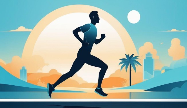 overwhelming heat on a run