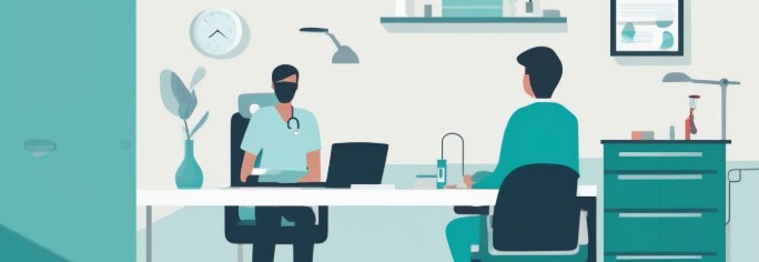 patient getting treated for behavioral condition