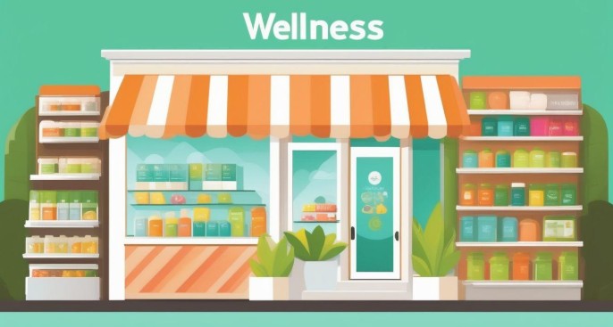 store to shop for health and aesthetic