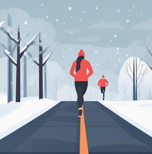 training to stay warm and loose